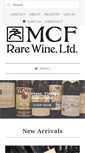 Mobile Screenshot of mcf-rarewine.com
